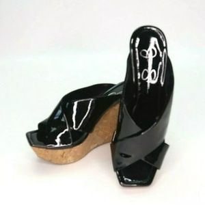 Jessica Simpson Wedges Black Size 7